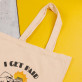 I get Paid to shoot People - Baumwolltasche mit Aufdruck