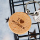 I love - Schlüsselanhänger aus Holz