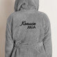 Vor- und Nachname 2 - Bademantel mit Kapuze Vor- und Nachname 2 - Bademantel mit Kapuze