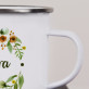 Name - emaillierter Becher