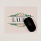 Name blumen - Mauspad 