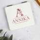 Initiale Name floral - Taschenspiegel