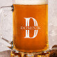 Initiale Name - Personalisierter Bierkrug Initiale Name - Personalisierter Bierkrug