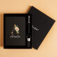 Initiale Name Blumen - Set mit Notizbuch
