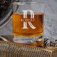 Initiale Name - Whiskyglas