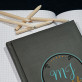 Initialen 2 - Notizbuch A5 mit Aufdruck
