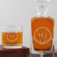 Initialen 2 - Set: und Whiskygläser mit Gravur