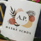 Initialen Danke schön - personalisierte Tasse