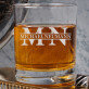 Initialen Vor - und Nachname - Whiskyglas