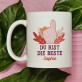 Du bist die Beste - personalisierte Tasse