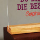 Du bist die beste - Druck auf Acrylglas Du bist die beste - Druck auf Acrylglas