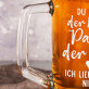 Du bist der beste Papa - Personalisierter Bierkrug