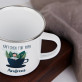 Käffchen für Papa - emaillierter Becher