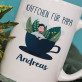 Käffchen für Papa - Personalisierte Tasse