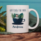 Käffchen für Papa - Personalisierte Tasse