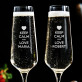 Keep calm and love me - Zwei Sektgläser mit Gravur Keep calm and love me - Zwei Sektgläser mit Gravur