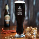 Keep calm - Bierglas mit Gravur