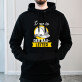 Bauleiter - Schwarzer Kapuzenpullover für Herren