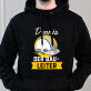 Bauleiter - Schwarzer Kapuzenpullover für Herren
