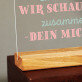 Wir schaukeln zusammen - Druck auf Acrylglas