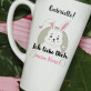 Ich liebe Dich, Mein Hase - personalisierte Tasse