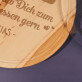 Ich hab` Dich zum Fressen gern - Glasglocke mit Gravur
