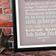 Liebe Oma - Kunstdruck mit Rahmen