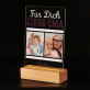 Liebe Oma - Druck auf Acrylglas mit LED Beleuchtung