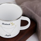 Steinbock - emaillierter Becher