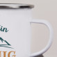 König der Bergpfaden - emaillierter Becher