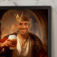 Ein König mit einem Bier - Königsporträt