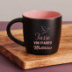 Die Tasse des Pfarrers - Schwarzer keramikbecher