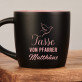 Die Tasse des Pfarrers - Schwarzer keramikbecher