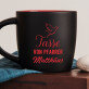 Die Tasse des Pfarrers - Schwarzer keramikbecher