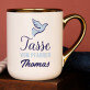 Tasse des pfarrers - Ein Becher mit Goldrand