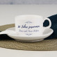 Jahre zusammen - Tasse mit Untertasse