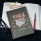 Faule - Notizbuch A5 mit Aufdruck