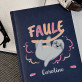 Faule - Notizbuch A5 mit Aufdruck