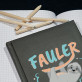 Fauler - Notizbuch A5 mit Aufdruck