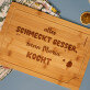 Schmeckt besser - Schneidebrett aus Holz