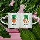 Leprechaun Mann und Frau - Tassen für Paare