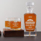 Limited Edition - Whiskykaraffe und Whiskygläser - Set mit Gravur