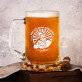 Goldenes Händchen - personalisierter Bierkrug