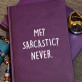 Me sarcastic - Notizbuch A5 mit Aufdruck