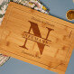 Monogramm 2 - Schneidebrett mit Gravur Monogramm 2 - Schneidebrett mit Gravur