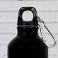 Monogramm - Wasserflasche 0,5l mit Karabinerhaken