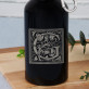 Monogramm - Wasserflasche 0,5l mit Karabinerhaken