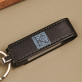 Monogramm - USB-Stick im Lederetui