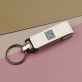 Monogramm - USB-Stick im Lederetui
