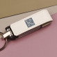 Monogramm - USB-Stick im Lederetui